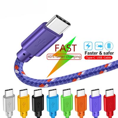 Кабель USB C Type C для быстрой зарядки 1 м 2 м 3 м Зарядное устройство для p9 p10 p20 mate 10 pro lite samsung S9 S10 Plus s8 Note кабель для передачи данных