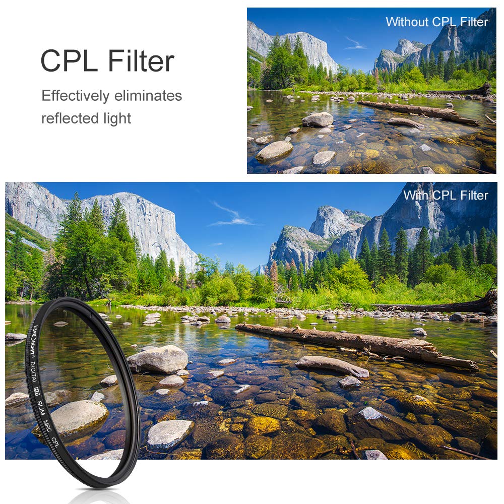 Concept ND1000 Filter CPL Filter Set of 2 Coating Optical Glass Direct K&F 40.5mm + 18-layer Ultra-thin [Manufacturer's Store]
