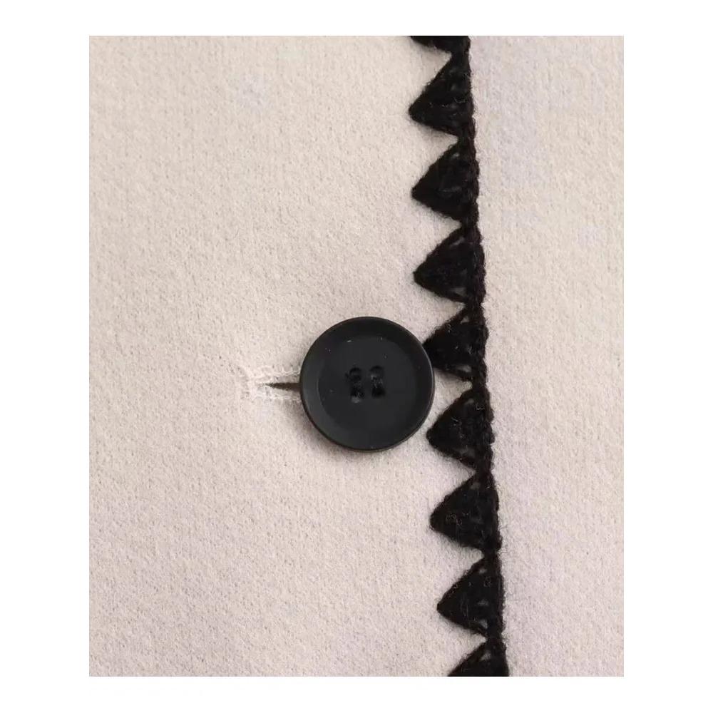 Осень-зима, теплое толстое пальто в стиле пэчворк для женщин, повседневное однобортное пальто с воротником-шарфом, с карманами, женская модная уличная куртка