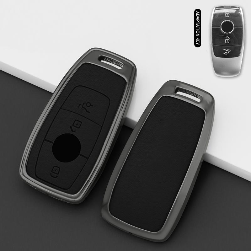 For Mercedes Benz E S G Class CLE GLC CLA GLB GLS W177 W205 W213 W222 X167 AMG E200 E260 Metal Car Key Protective Case llavero DR1
