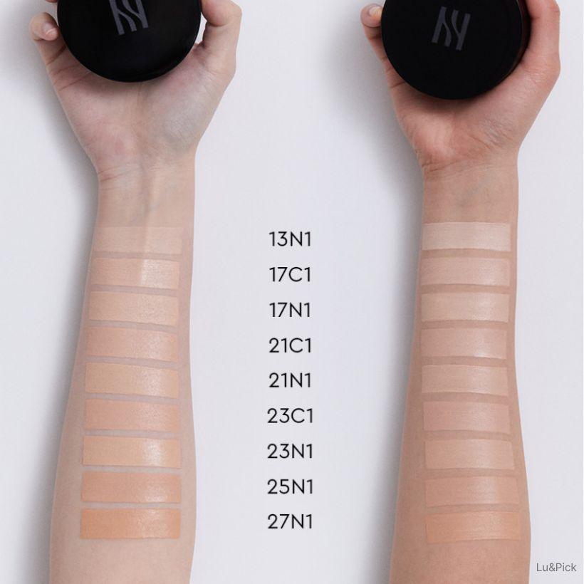 Hera Черная кушон-основа Duo SPF34/PA++ 15г + 15г сменный блок (+Бесплатный подарок)