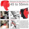 Motorcycle Front Fork Cleaner 45-55mm Fork Seal Cleaning Tool Fit For KTM Ho-nda Kaw-asaki Suz-uki Yam-aha