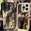 Чехол для телефона iPhone 17 Air 16E 15 16 Pro Max Genshin Impact Zhongli Чехол 14 Plus 13 12 Mini Мягкий Силиконовый Fundas