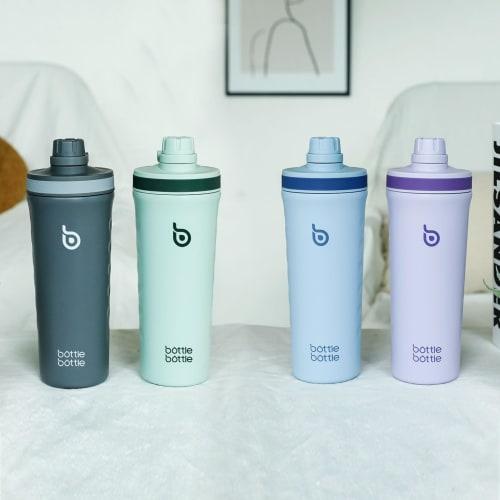BOTTLE BOTTLE Protein Shaker, 800ml, Insulated, Large Capacity, Stainless Steel Water Bottle, Sports Bottle, Vacuum Insulated, Leak-Proof, Portable, W