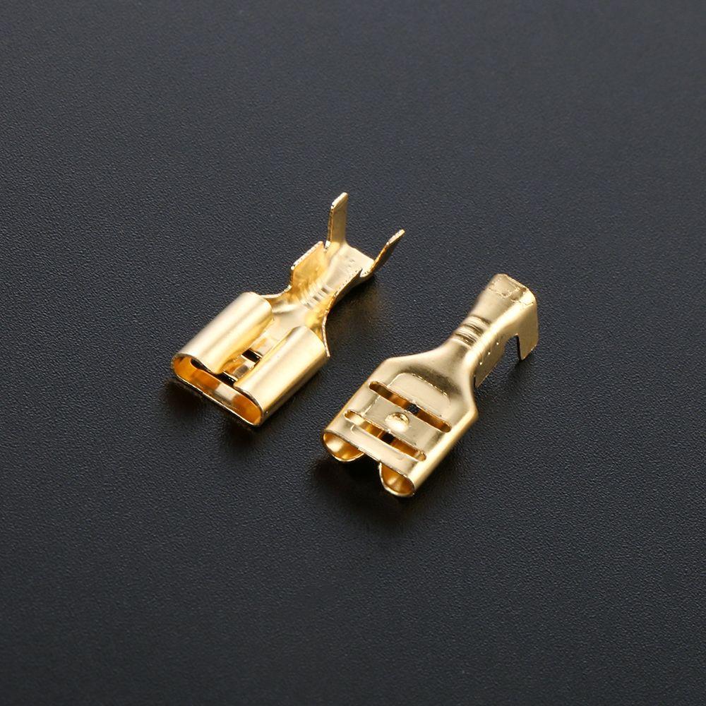 200PCS Set Female Spade Durable 200pcs Butt Connector Electrical Crimp Terminal Insulated Wire