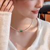 Shi Family Women's Jade Pearl Clavicle Necklace - Luxury Pendant Jewelry