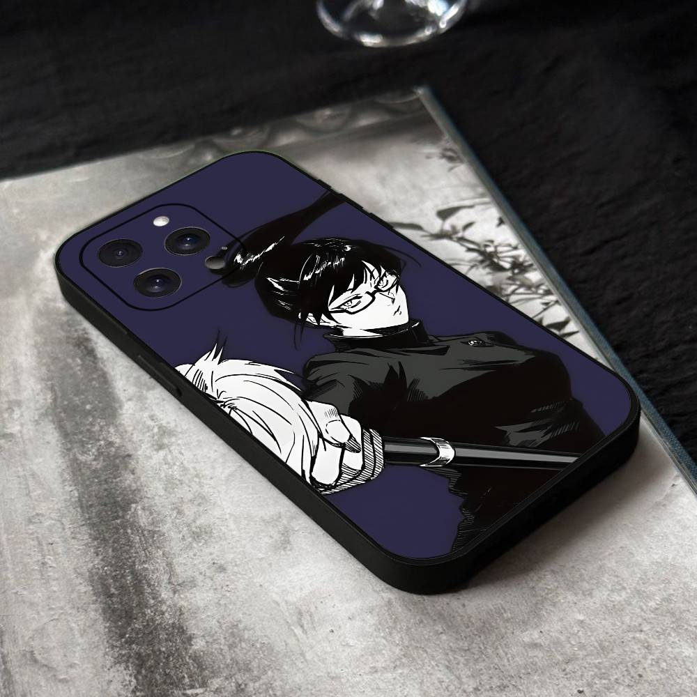 Чехол для телефона Maki Zenin Jujutsu Kaisen Аниме Черный Силиконовый Мягкий Чехол Для IPhone 17 16 15 14 13 12 11 Air Pro Max Plus Горячая Распродажа