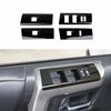 Glossy Black Window Lift Switch Button Decor Trim Cover Bezels for 4runner 2010+