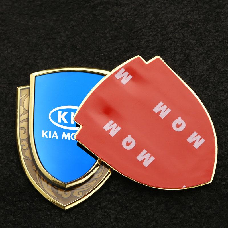 2026 Горячая Наклейка на Автомобиль 3D Металлическая Наклейка-Значок на Крыло Автомобиля Логотип Наклейка для KIA sportage ceed sorento cerato optima picanto rio soul k