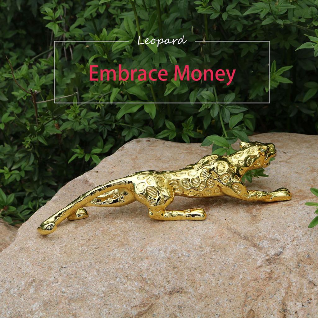 Домашний декор, статуэтка леопарда, статуэтка пантеры из смолы, декор автомобиля/офисной комнаты, художественные промыслы, скульптура, талисман, орнамент