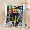 Band JJONAS BBROTHERS Cushion Cover Soft Plush Throw Pillow Cover  DoubleSided Decorative Cushion Case  Bedroom Home Decor