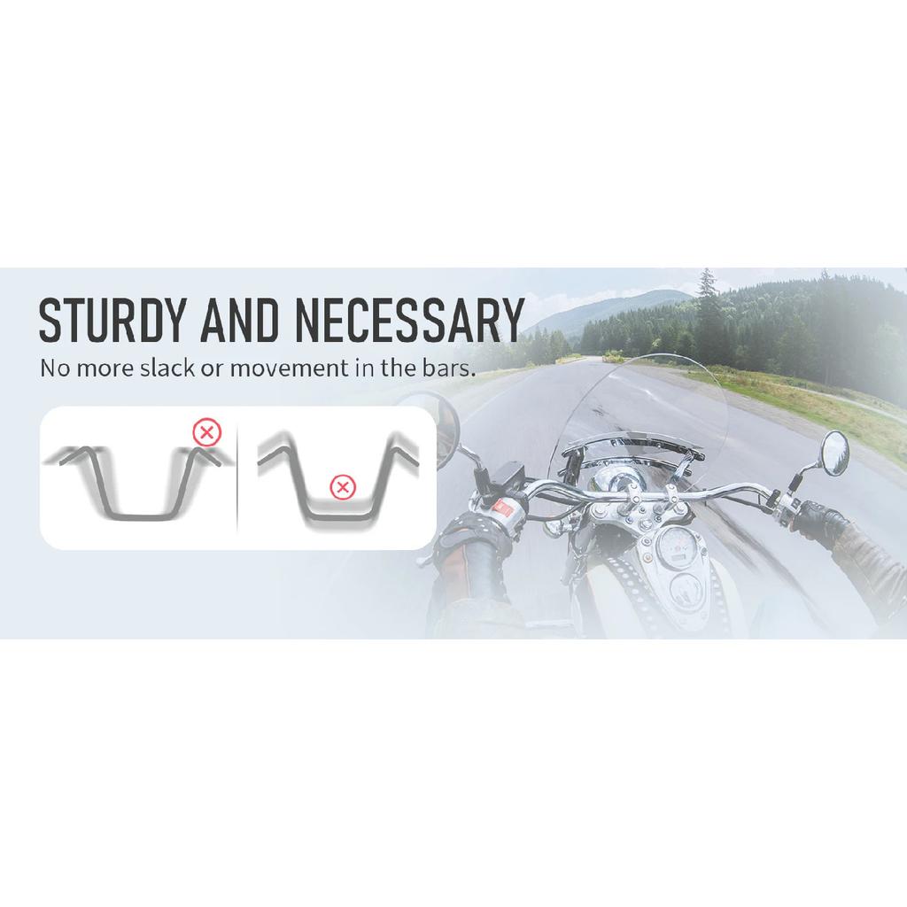 Polyurethane Handlebar Riser Bushings Damper Kit for Harley 1973-2017 Softail Dyna FXR & 1973-Up Sportster XL