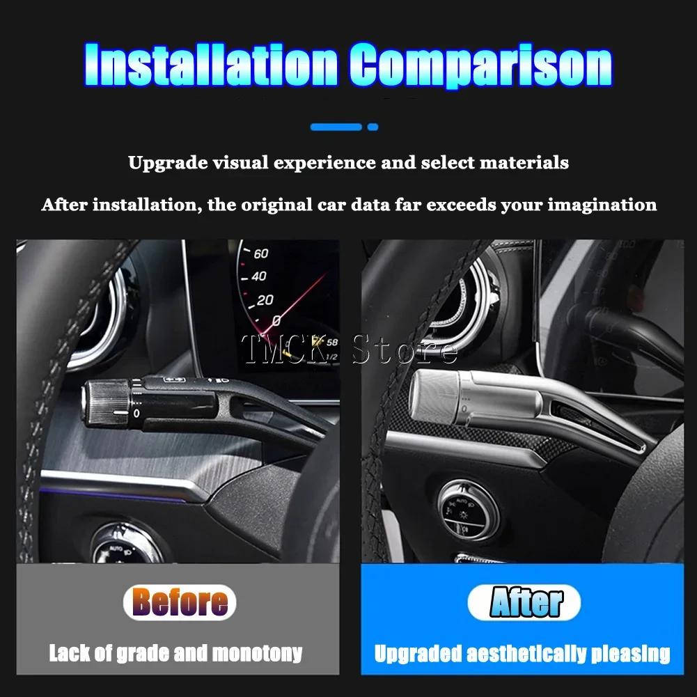 Для Mercedes Benz C S EQE EQS Класса W206 W223 V295 297 2026-2026 Автомобильные Аксессуары Рулевое Колесо Рычаг Переключения Передач Стеклоочиститель Накладка