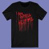Мужская черная футболка с надписью "Hellraiser: I Am In Hell Help Me" (Я в аду, помогите мне), размер S-5XL.