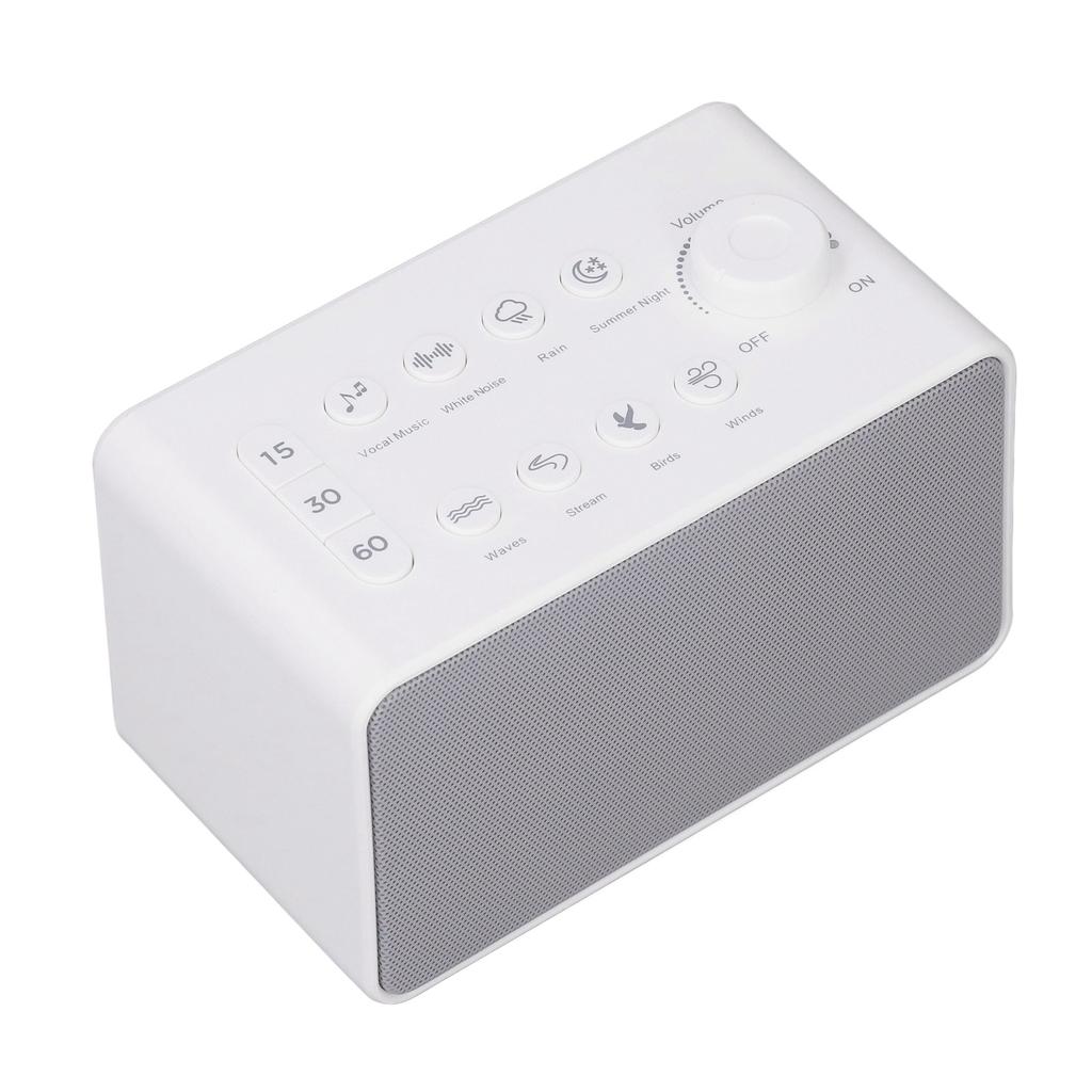 Машина для детского звука Белый шум Портативный Регулируемый хронометраж 3 передачи Многофункциональный успокаивающий звук