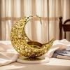 Eid Mubarak Candle Holder Moon Candle Holder Home Islamic Muslim Party Decor Ramadan Candlestick Holder for Eid Al Adha Gifts