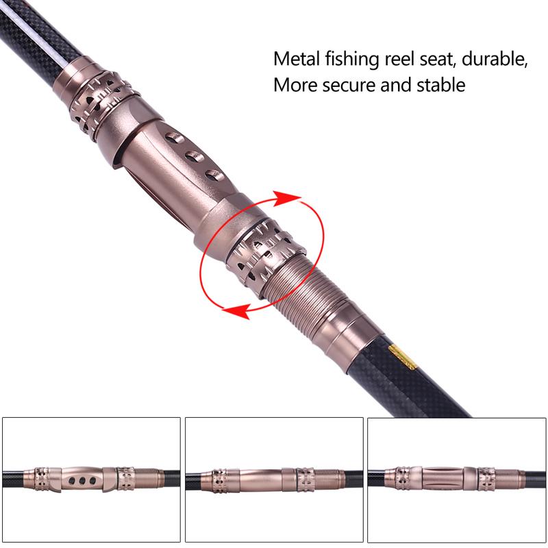 Удочки Телескопическая Углеродная Удочка Портативная Дорожная Спиннинговая Удочка
