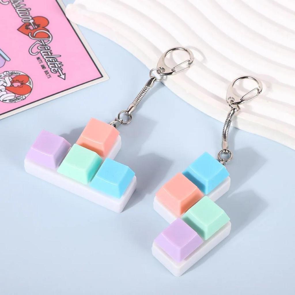 Squeeze Keyboard Россия Декомпрессия Маленькая игрушка Декомпрессия Подвеска Брелок Нажатие Кончиком Пальца Творческий Подарок Для Детей И Взрослых