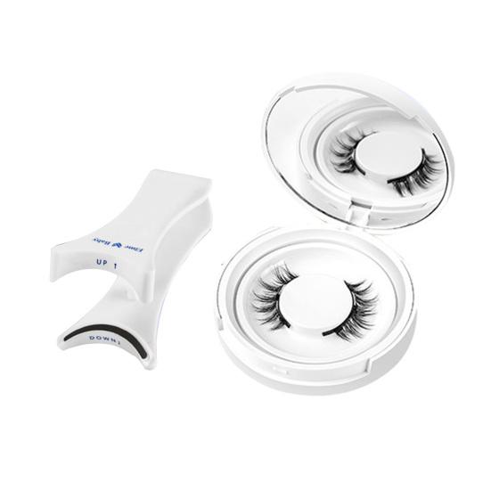 1 набор магнитных НАКЛАДНЫХ ресниц с зажимом-аппликатором для ресниц, многоразовые, натуральные, тонкие