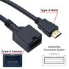 Xiwai HDMI 4K Type A Male To Type E Female Audio Video for Automotive Connectors 1.4 Cable, 1.5 Feet, System-Grade