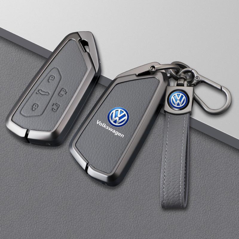 3/5 Button Zinc Alloy Car Remote Key Case Cover Protector Holder Shell Fob For VW Golf 8 ID4 Cupra Formentor Tarraco Mk7 Gti Mk8