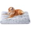 Dog Bed, Dog Crate Pet Kennel Pad, 100cm * 60cm * 10cm Soft Plush Washable, Comfortable Dog Bed, Suitable for Medium and Large Dogs