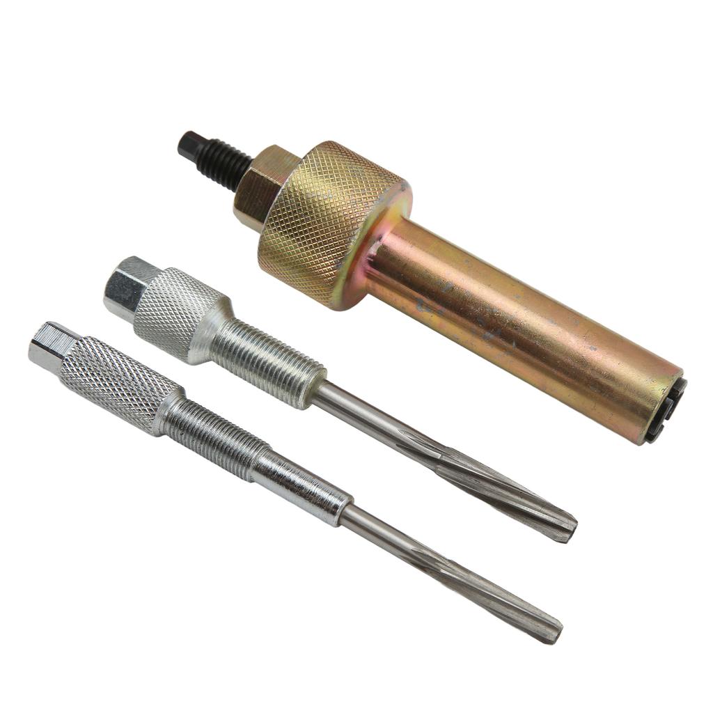 Glow Plug Puller Reamer Set Electrodes Removal Extracting Plugs Tool Replacement for Mercedes Benz Vehicles