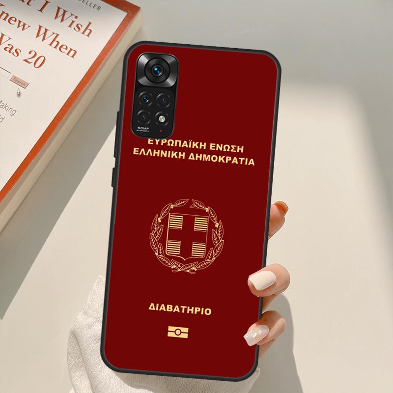 Чехол Греция Греческий флаг для Xiaomi Redmi Note 10 8 9 11 Pro 8T 9S 10S 11S Redmi 10C 9C 9A 9T K50 K40 Gaming