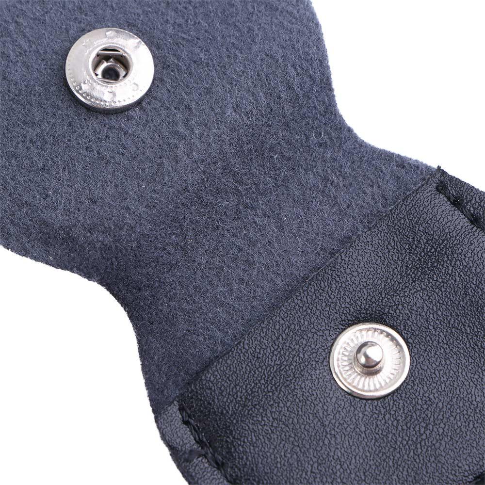 New Buttons Chain Hang Leather Plectrums Case Buckle Bag Holder Key Picks