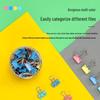 Deli 8556ES-6# Colored Binder Clips