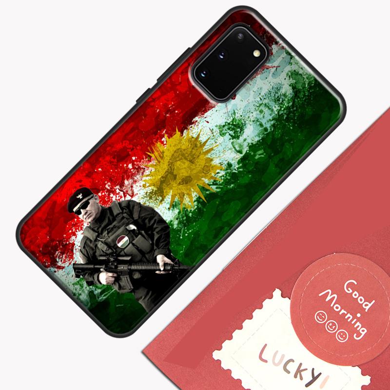 Kurdistan Flag Phone Case For Samsung Galaxy S23 S26 Ultra S20 S21 S22 S24 S25 Plus S10 S25 FE Cover Shell