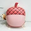 Acorn Cartoon Cute Shaped Children Backpack For Education Use With Doll Pendant