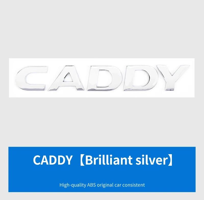 Для VW Для Volkswagen GTI/CC/V6/V8/Caddy/Jetta/Lavida специальная наклейка-шильдик на багажник из АБС-пластика серебристо-черная декоративная наклейка w