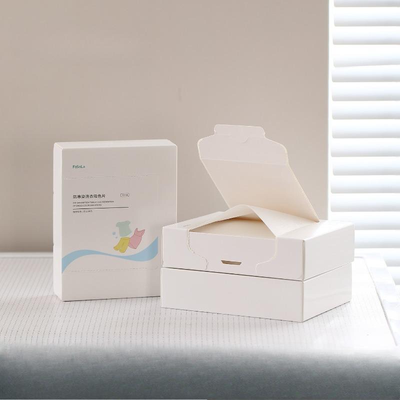 Laundry Anti-staining Color-absorbing Sheet, Ready To Use and Throw, Mixed Wash Adsorption Mesh Non-woven Fabric Color-absorbing Cloth