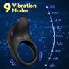 Вибрирующее кольцо для фиксации спермы, 9-частотное вибрационное кольцо для фиксации спермы с несколькими точками стимуляции, мужские секс-игрушки, товары для взрослых, секс-игрушки для пар
