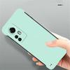 Ультратонкий безрамочный чехол из ПК для Xiaomi MI 13 Pro 12S 10 11 9T Pro, цветной чехол для Mi 12X 11 Lite 5G NE, матовая жесткая крышка для телефона