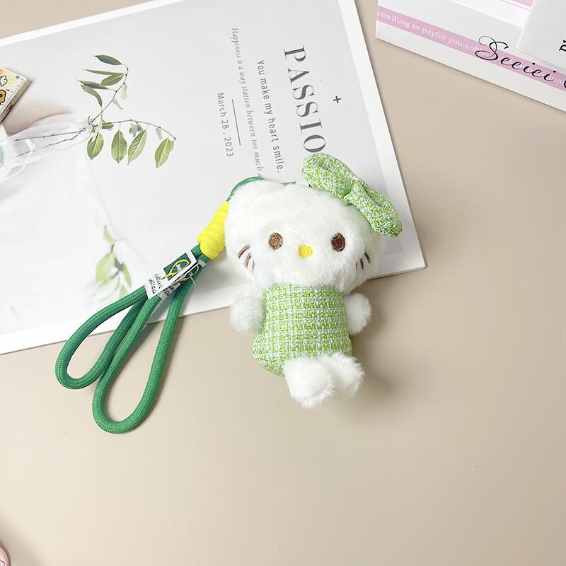 Набор брелоков-брелоков Changbaosen Дизайнерский леопардовый принт Китти Плюшевый