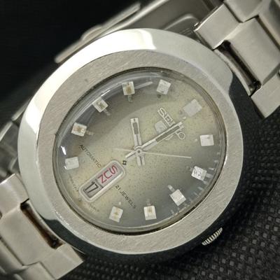 Б/У винтажные мужские часы SEIKO 5 AUTOMATIC 6319A JAPAN с датой 621d-a415804-2