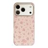 Розовый чехол для телефона с цветочным принтом для iPhone 16, iPhone 17 и iPhone 17 Pro Max