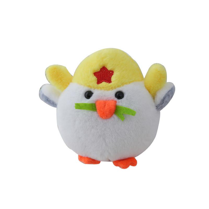 Cute Little Chicken Plush Keychain Fluffy Stuffed Animal Adorable Bag Accessory