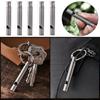 Mini Waterproof Titanium Whistle Multistyles Camping Hiking Whistle Outdoor EDC Tool