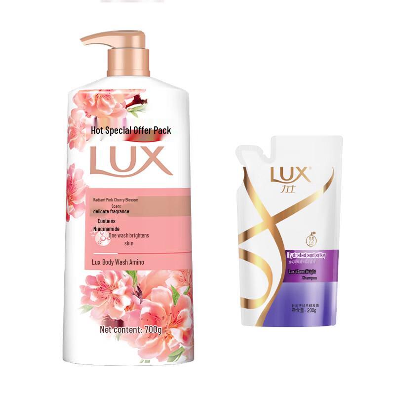 lux Набор Гель для душа и шампунь Розовый цветущий вишнёвый сад