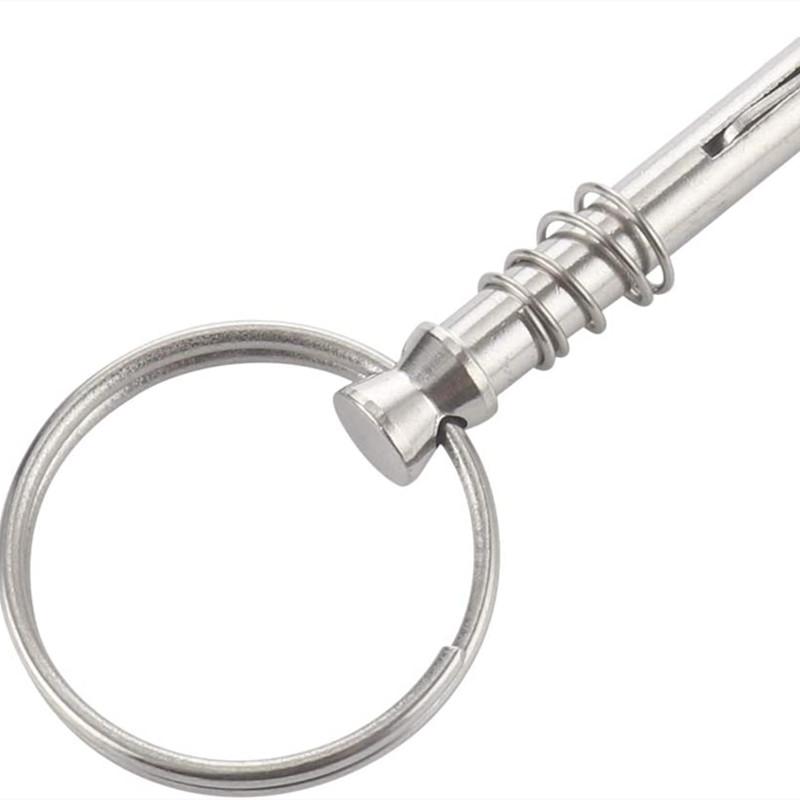 2 шт., 8 мм, быстросъемный штифт из нержавеющей стали морского класса 316 для лодки, шарнир верхней палубы бимини, морская фурнитура