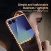 Для Samsung Galaxy Z Flip 7 Чехол Роскошный ПУ Кожа Ударопрочный Защитный Задняя Крышка Чехол Для Samsung Z Flip 7 Корпус Телефона