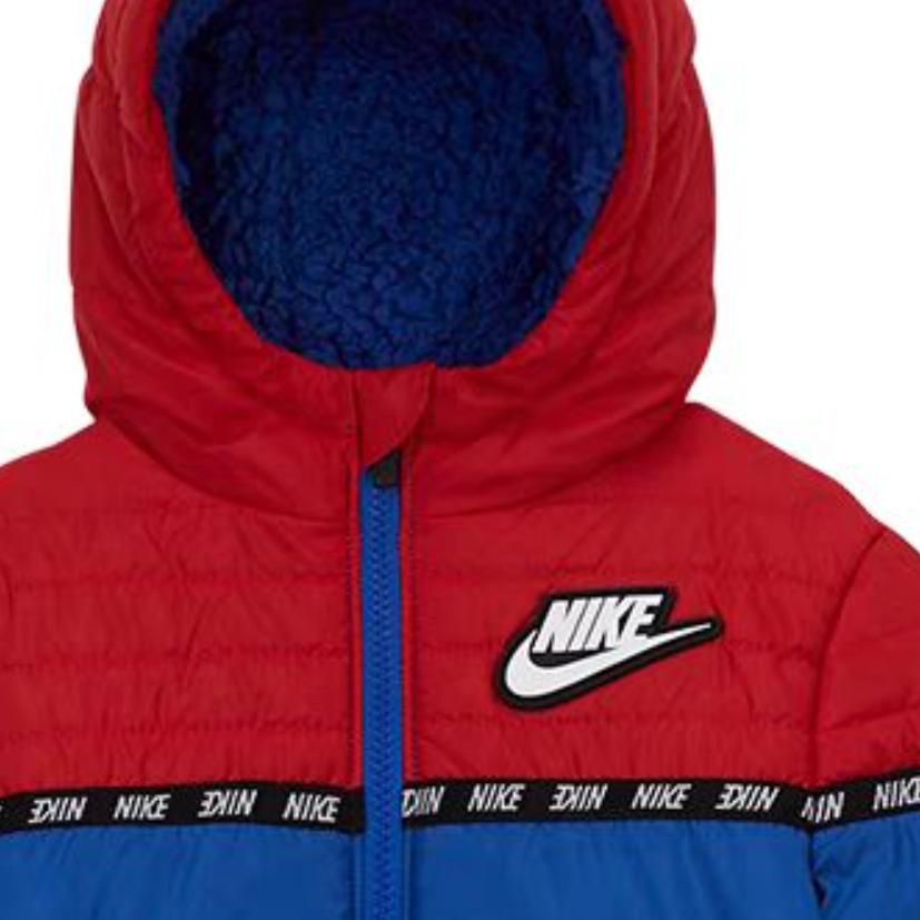 Nike Стеганая куртка синяя для младенцев и малышей DB7346-480