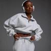 Women Casual Two-Piece Outfit Long Sleeve Turn-Down Collar Hoodie Drawstring Pants Set