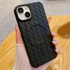 Противоударный чехол с тканой текстурой для iPhone 15 14 Pro Max 13 12 11, магнитный рассеиватель тепла для задней панели Magsafe