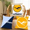 Deutsche L-lufthansa German Pillow Case Applicable Space For Guest Rooms Interiors Cars Office House Decoration