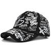 Graffiti Printed Hat Spring and Summer Men Baseball Cap Cotton Fashion Sunshade Casual Hat for Boy Girl