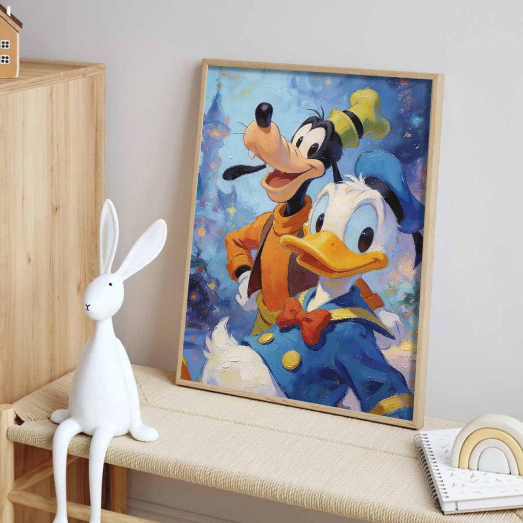 Disney Goofy and Donald Duck Diamond Painting Mosaic Painting Art Kit Handmade DIY Home Decor